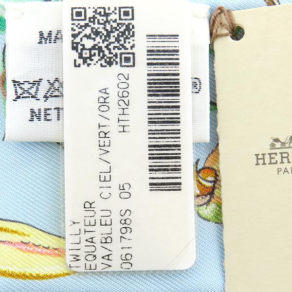 HERMES（エルメス） スカーフ ツイリー ツイリー シルク ブルー ブルー