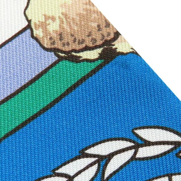 HERMES（エルメス） スカーフ ツイリー マキシツイリー シルク ブルー