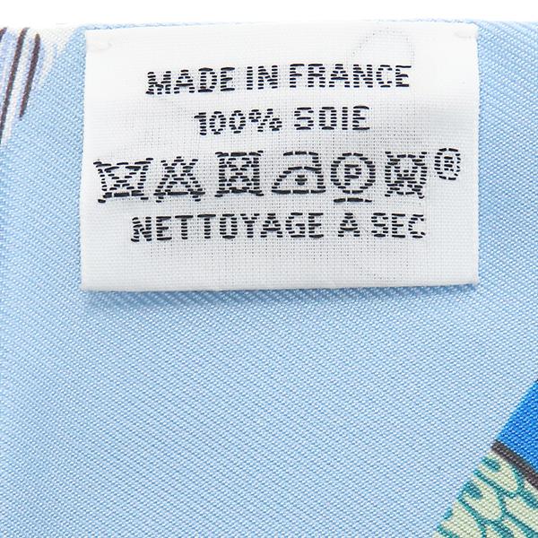 HERMES（エルメス） スカーフ ツイリー マキシツイリー シルク ブルー