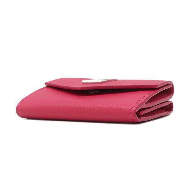 ルイヴィトン LOUIS VUITTON 三つ折り財布 ポルトフォイユ ロック ミニ カーフ ホットピンク シルバー金具 コンパクト M67858 UB4139 【箱】【中古】 LOUIS VUITTON（ルイ・ヴィトン） 三つ折り財布 ポルトフォイユ ロック