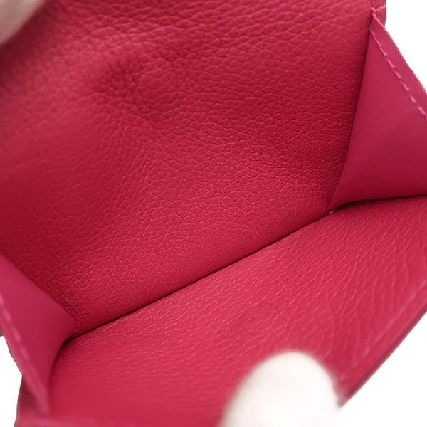 ルイヴィトン LOUIS VUITTON 三つ折り財布 ポルトフォイユ ロック ミニ カーフ ホットピンク シルバー金具 コンパクト M67858 UB4139 【箱】【中古】 LOUIS VUITTON - ルイヴィトン LOUIS VUITTON 三つ折り財布