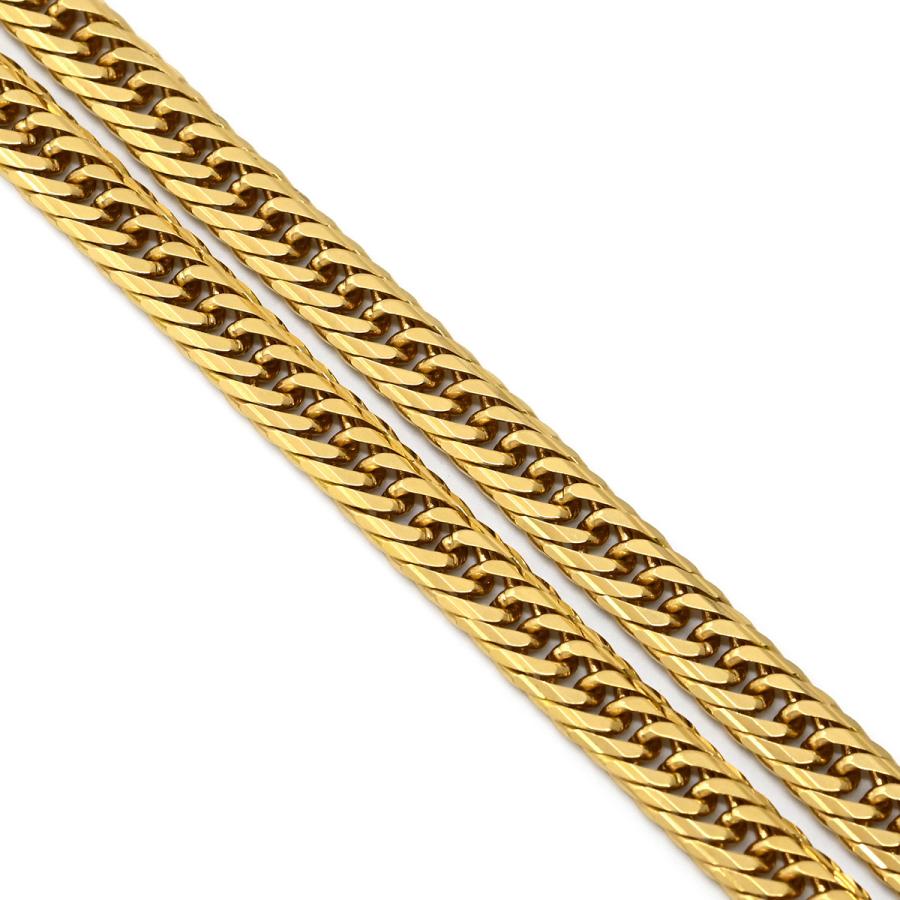 喜平 ネックレス K18 18金 40cm 20.5g 16面 トリプル K18YG ゴールド 