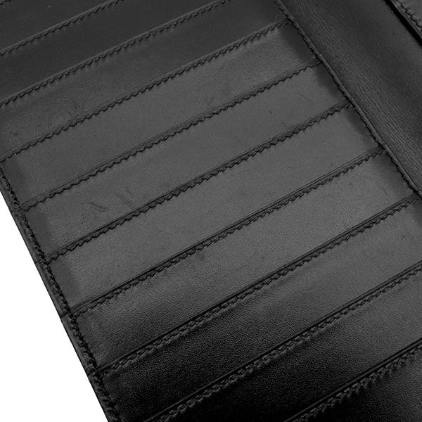 HERMES（エルメス） 長財布 ロングウォレット ボックスカーフ ブラック