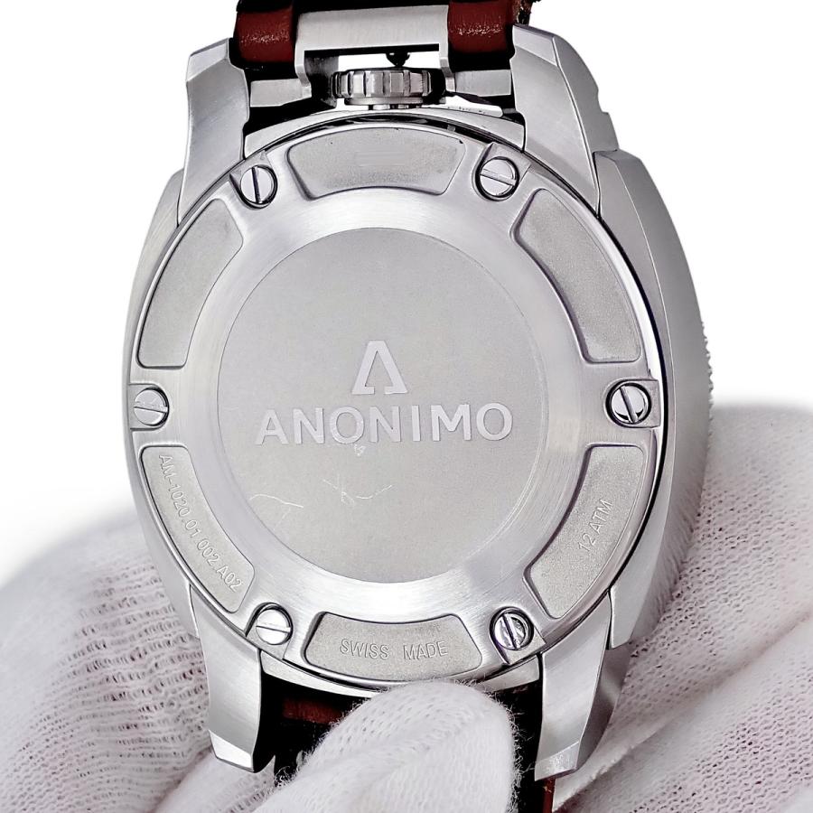 【3年保証】 アノーニモ ミリターレ クラシック AM-1020.01.002.A02 OH済 グレー スモールセコンド デイト 自動巻き メンズ 腕時計の画像