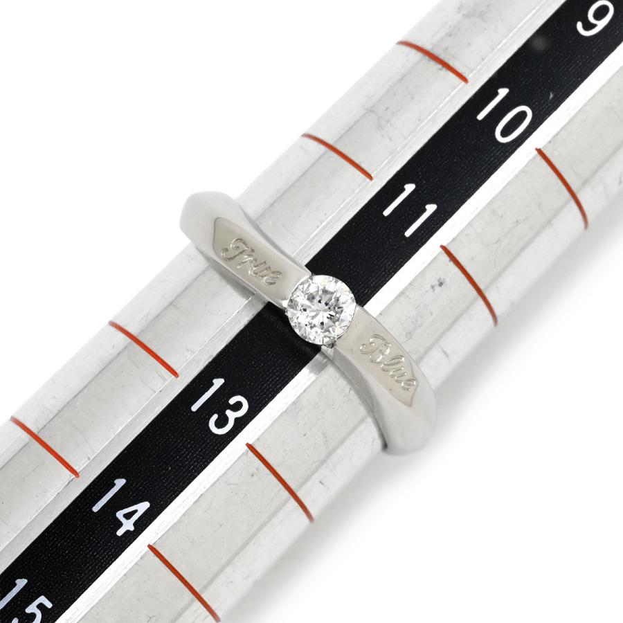 ヴァンドーム青山 リング 指輪 ダイヤ 0.19ct シルバー プラチナ