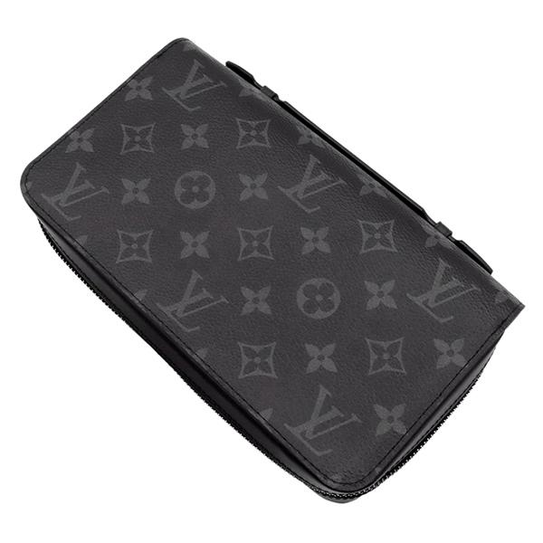 ルイヴィトン ■美品■ ジッピー ウォレット XL ラウンドファスナー 長財布 札入れ モノグラム エクリプス ブラック M61698 【25409】10 iPhoneも入る♪【LV】ジッピーウォレットXL☆大容量長財布 (Louis