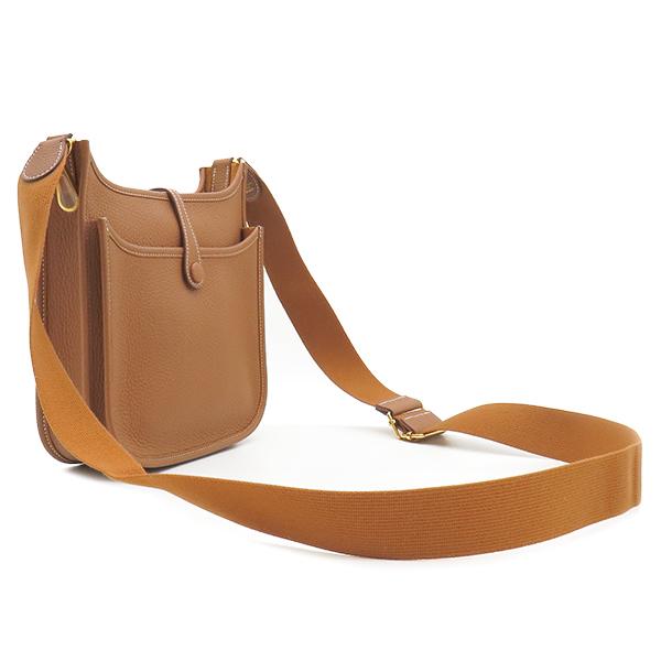 エルメス　 エヴリン　ブラウンレザーショルダーバッグ HERMES（エルメス） ショルダーバッグ エヴリン エヴリン 23 トリヨン