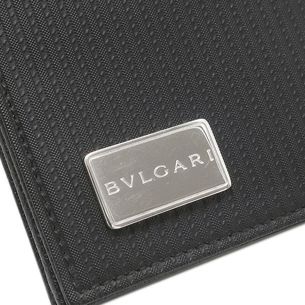 BVLGARI（ブルガリ） 長財布 ミレリゲ PVC ブラック ブラック 黒 二