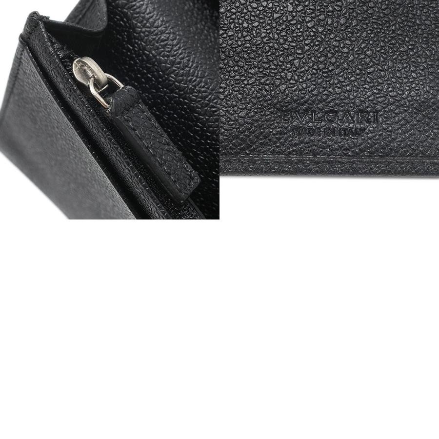 BVLGARI（ブルガリ） 長財布 ミレリゲ PVC ブラック ブラック 黒 二