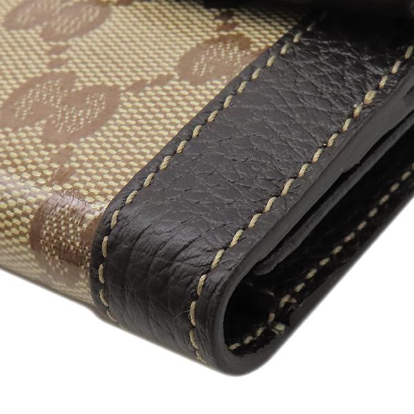 GUCCI（グッチ） 長財布 GGクリスタル Wホック ロングウォレット PVC