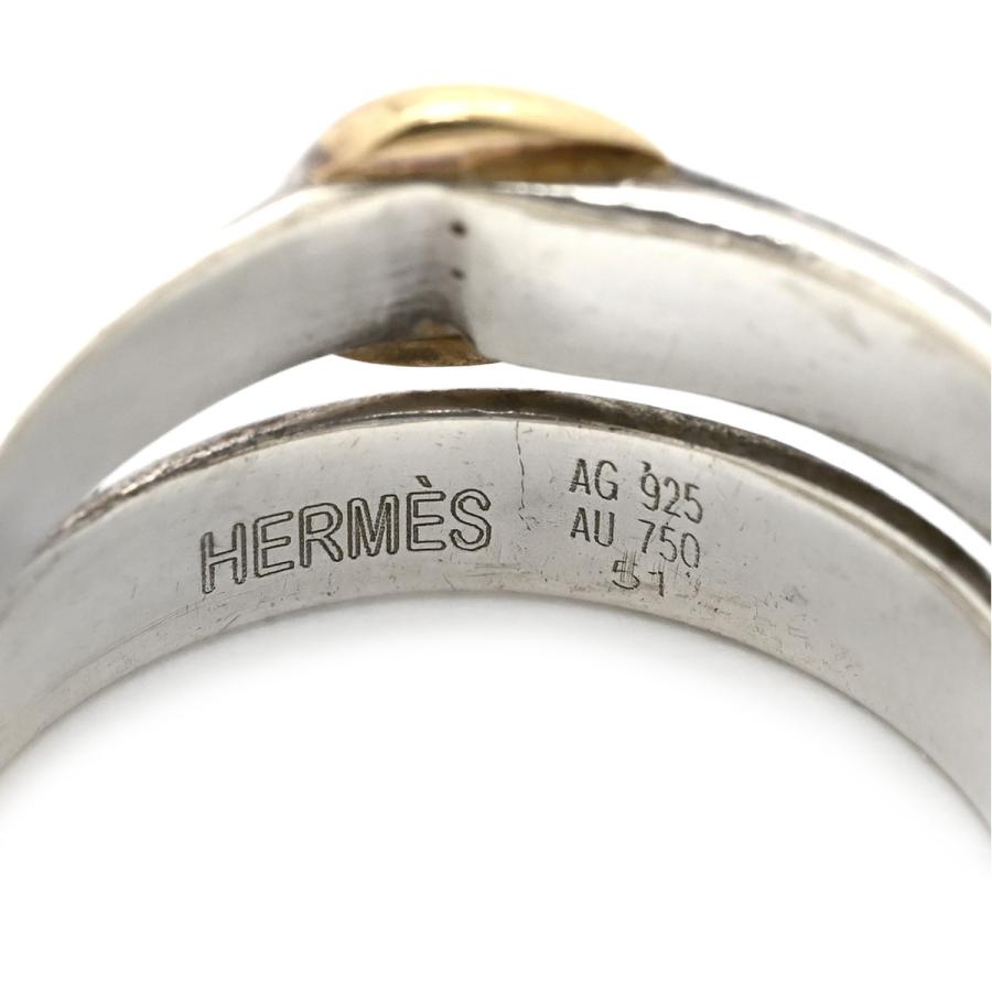 HERMES（エルメス） リング 指輪 ダブルトゥルーリング シルバー 