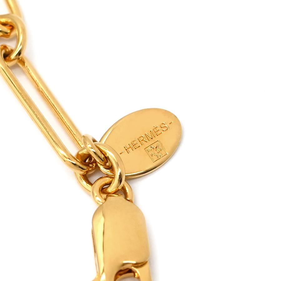 HERMES（エルメス） ネックレス クロシェット エリタージュ レザー