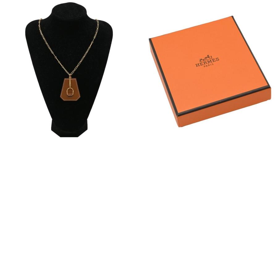 HERMES（エルメス） ネックレス クロシェット エリタージュ レザー