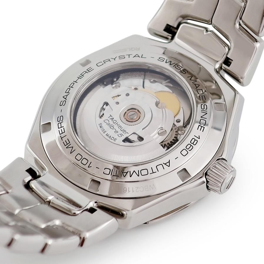 タグホイヤー リンク キャリバー5 フルダイヤモンド 41mm WBC2116.BA0660 ブルー シェル 青 デイト 自動巻き メンズ 腕時計 TAG HEUER（タグ・ホイヤー） 【3年保証】 リンク キャリバー5 フル