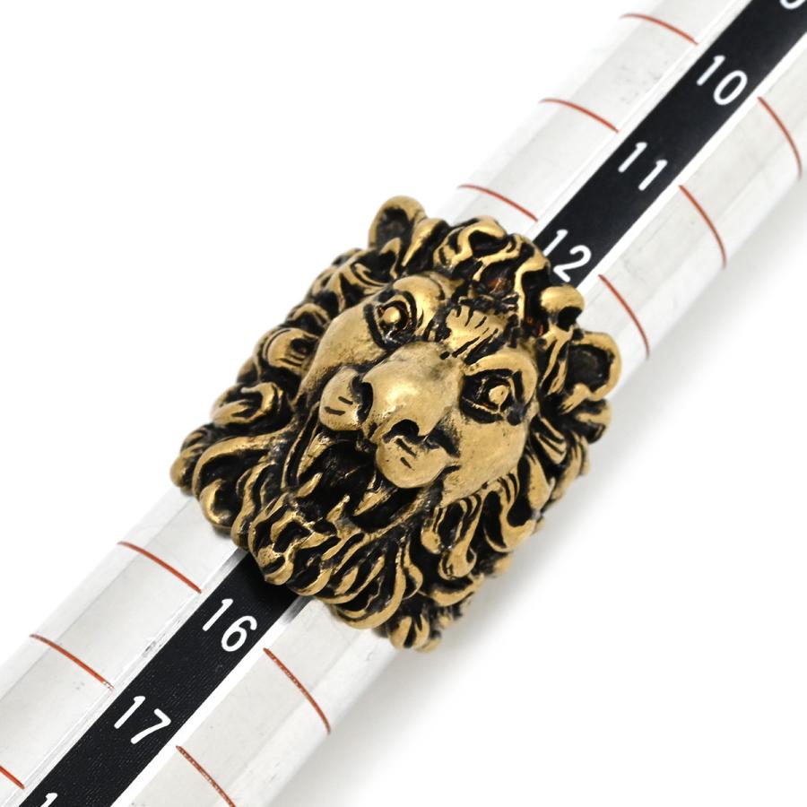 【正規品⭕️】新品 未使用　GUCCI グッチ ライオンヘッド ゴールドリング15 GUCCI（グッチ） リング 指輪 ライオンヘッド ライオンヘッド GP