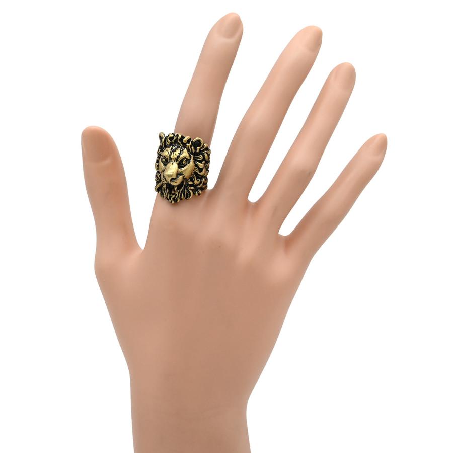 【正規品⭕️】新品 未使用　GUCCI グッチ ライオンヘッド ゴールドリング15 GUCCI（グッチ） リング 指輪 ライオンヘッド ライオンヘッド GP