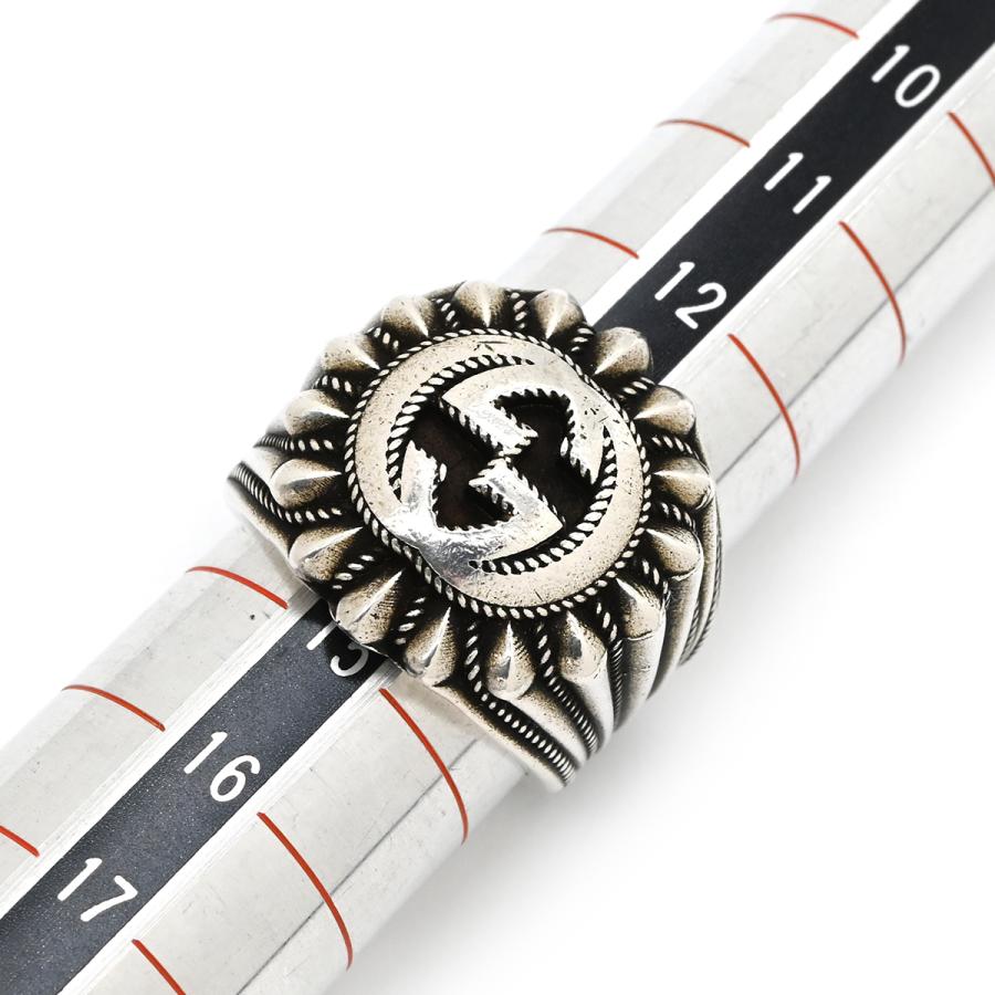 GUCCI（グッチ） リング 指輪 インターロッキングG ロゴ シルバー925