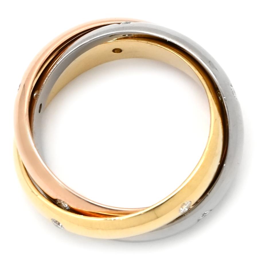TRINITY（Cartier） カルティエ リング 指輪 トリニティ MM 15Pダイヤ
