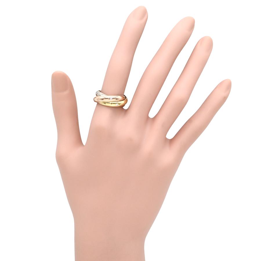 TRINITY（Cartier） カルティエ リング 指輪 トリニティ MM 15Pダイヤ