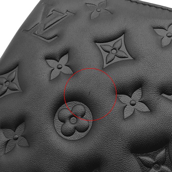 ルイヴィトン 2WAYバッグ モノグラムエンボス クッサン BB ラムスキン ブラック M21259 モノグラム チェーンショルダー クラッチ RFID_5