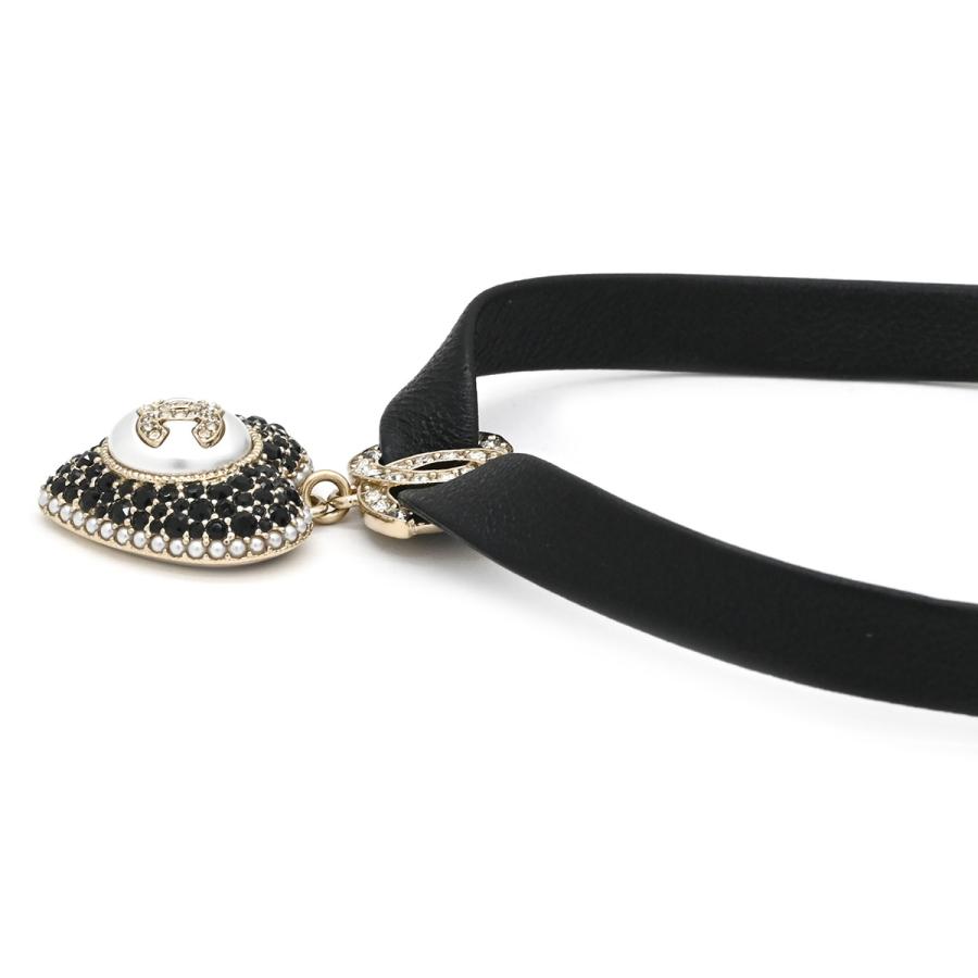 CHANEL（シャネル） ネックレス ココマーク ハート レザーチョーカー