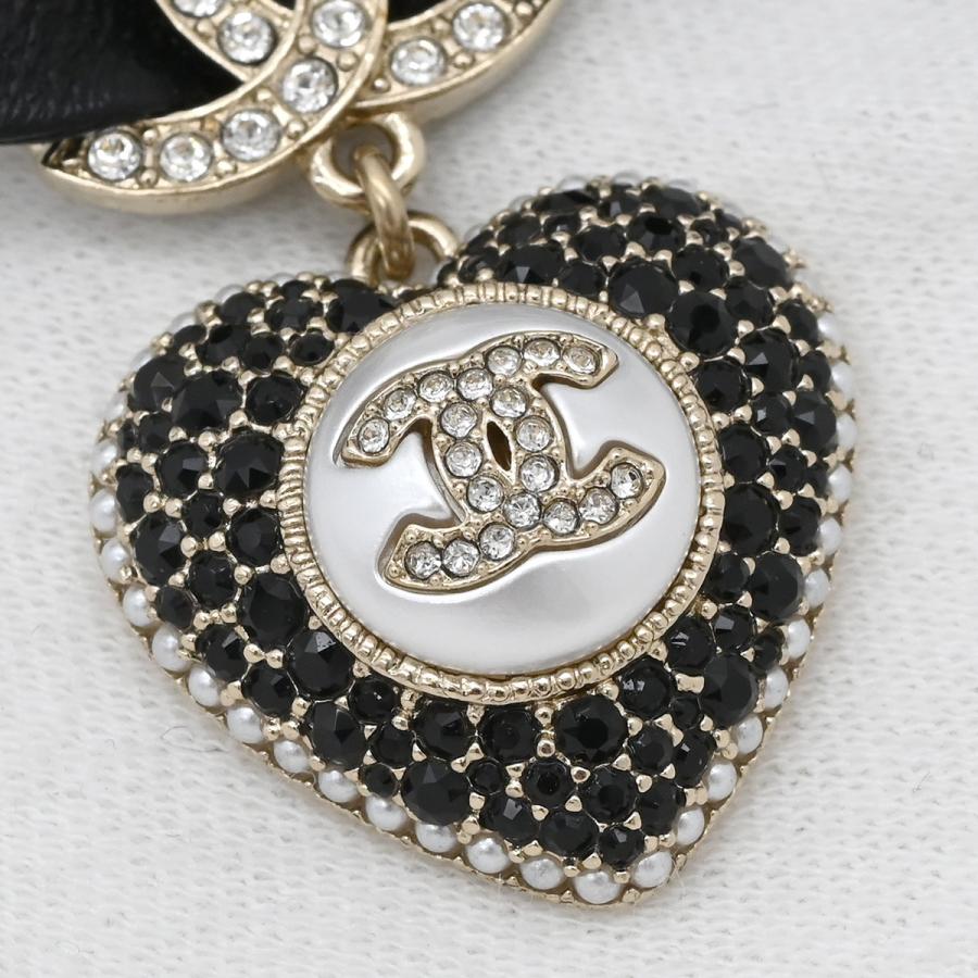 CHANEL（シャネル） ネックレス ココマーク ハート レザーチョーカー