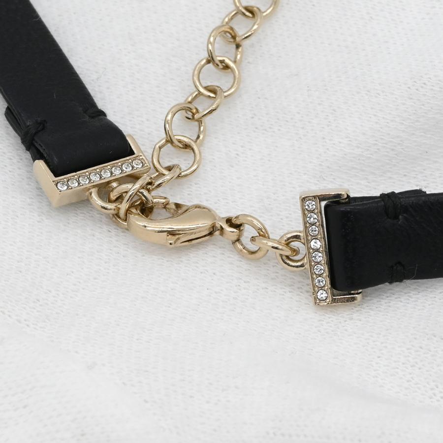 CHANEL（シャネル） ネックレス ココマーク ハート レザーチョーカー