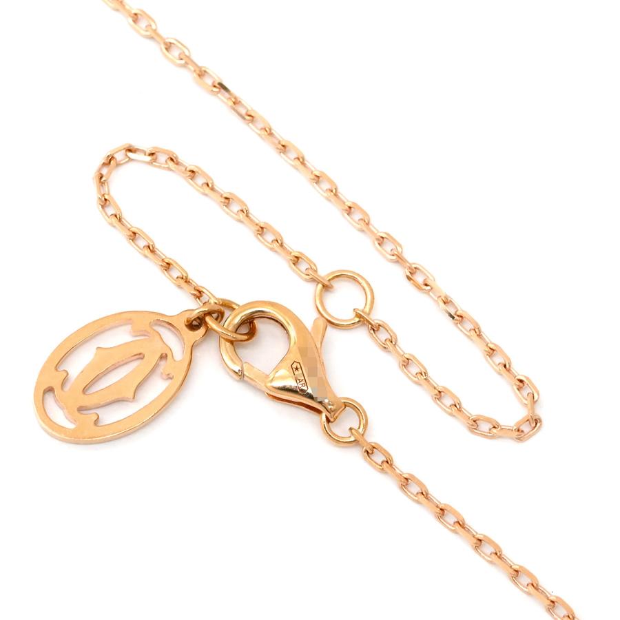 DIAMANTS LEGERS カルティエ ネックレス ダムール LM ゴールド ピンク