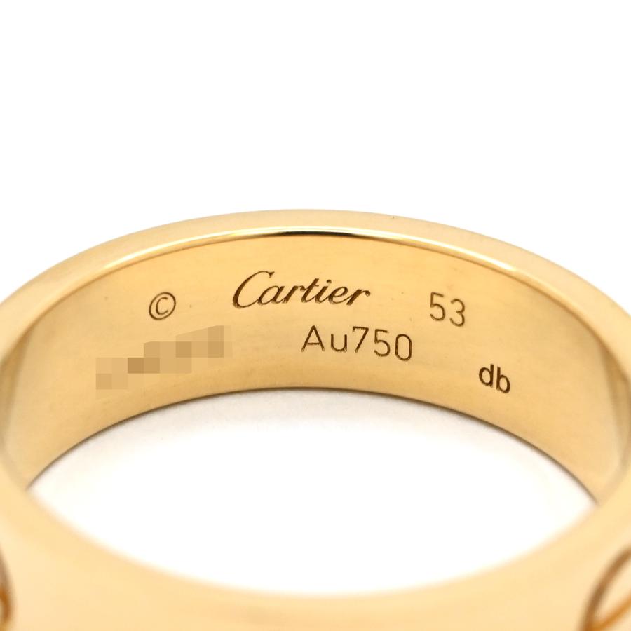 LOVE（Cartier） カルティエ リング 指輪 ラブ ラブリング ゴールド YG