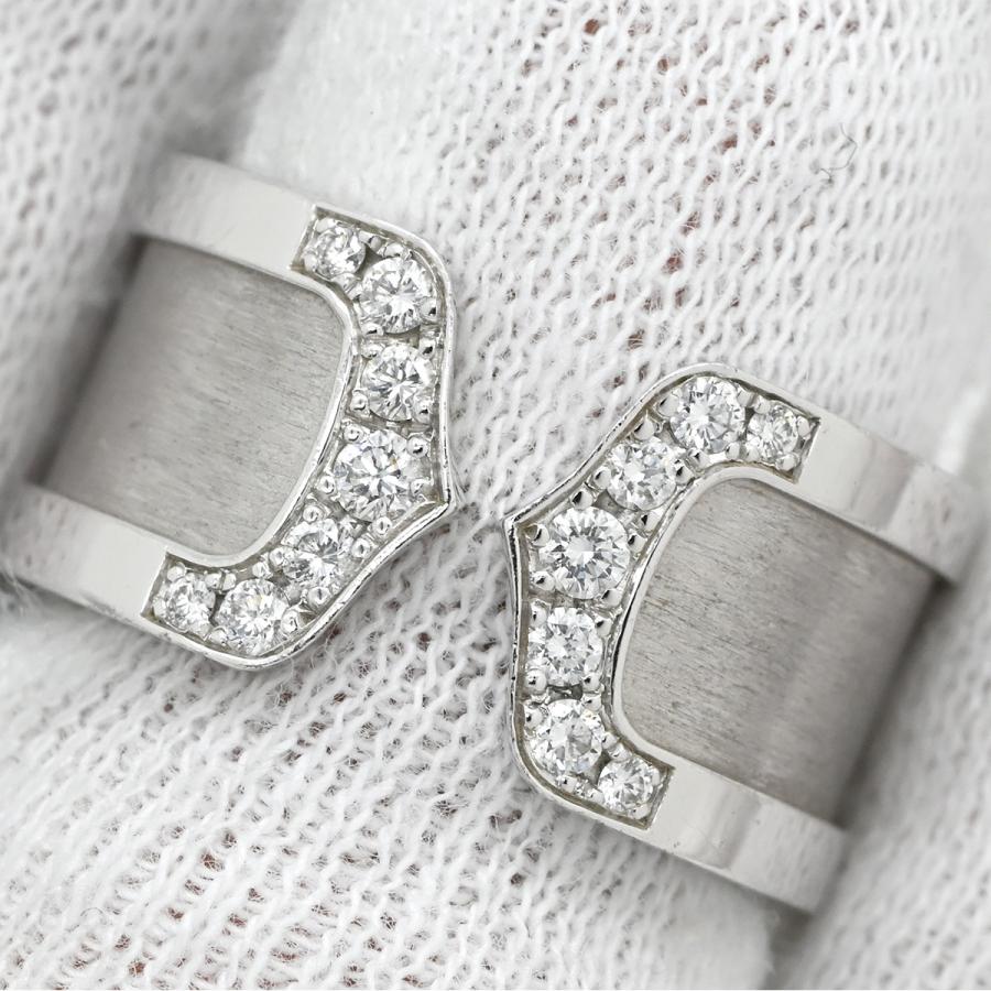 C DE CARTIER カルティエ リング 指輪 C2リング シルバー ホワイト