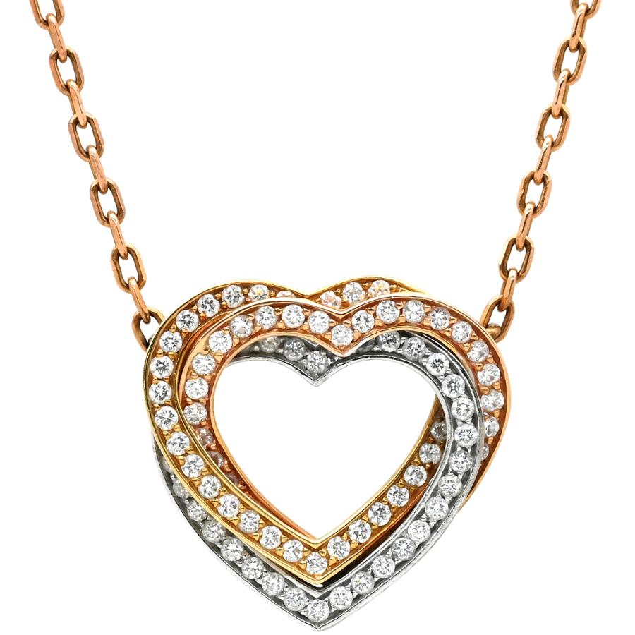 TRINITY（Cartier） カルティエ ネックレス トリニティ ハート