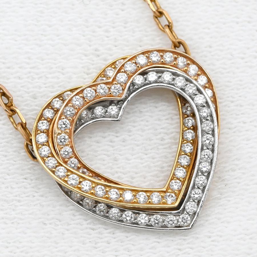 TRINITY（Cartier） カルティエ ネックレス トリニティ ハート