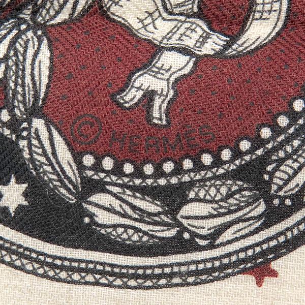 HERMES（エルメス） ストール カレ カレ140 カレジェアン カシミヤ