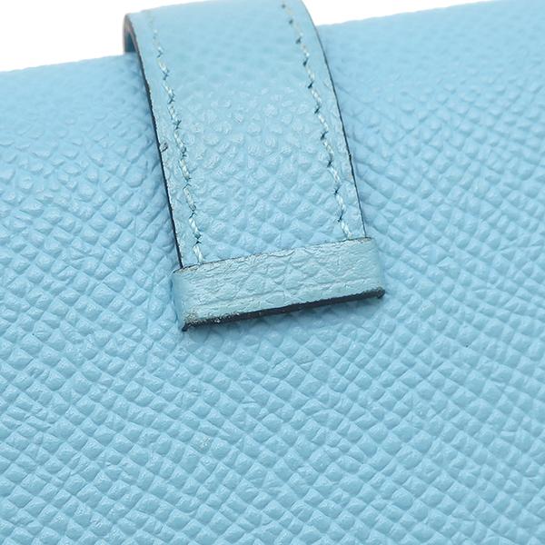 【極美品】HERMES ベアンレクトヴェルソ　三つ折り財布　ブルージーン HERMES（エルメス） 三つ折り財布 ベアン ベアン コンビネ ヴェルソ