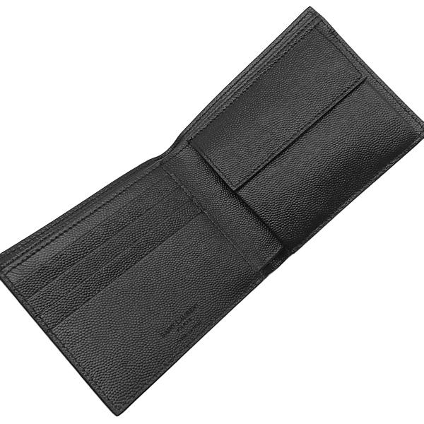 【美品】サンローラン イーストウェストジップウォレット　二つ折り財布　ブラック SAINT LAURENT サンローラン 二つ折り財布 イースト ウエスト