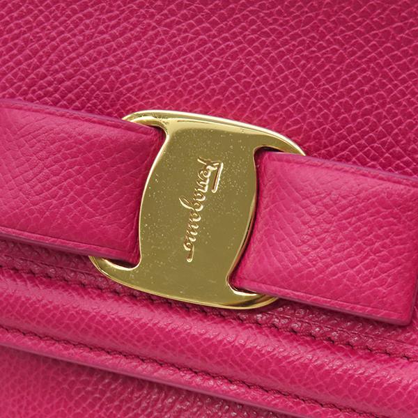 Salvatore Ferragamo ヴァラリボン 2WAYバッグ ピンク FERRAGAMO（フェラガモ） サルヴァトーレ・フェラガモ 2WAYバッグ