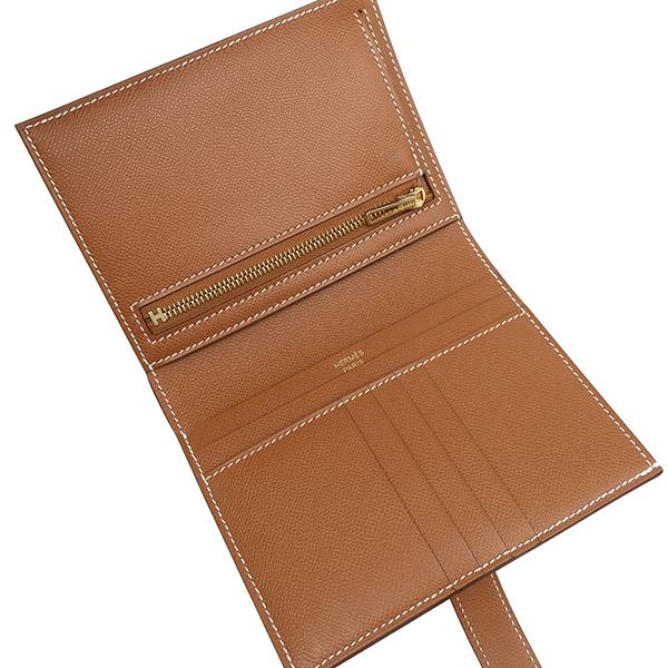 HERMES（エルメス） 二つ折り財布 ベアン ベアンコンパクト レザー 
