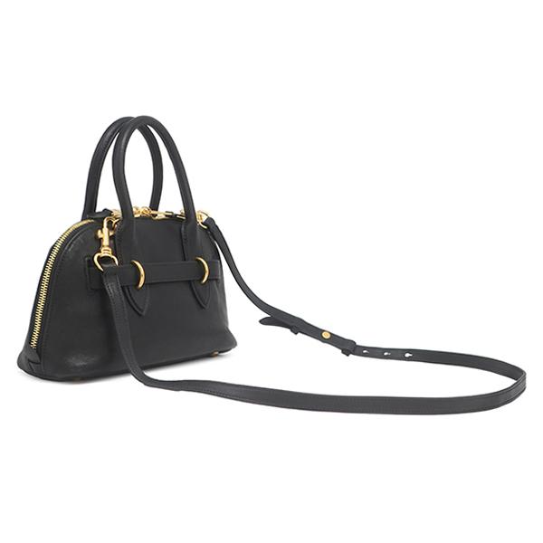 MIU MIU エナメルレザーハンドバッグ　黒　2way miu miu（ミュウミュウ） 2WAYバッグ アバンチュール トップハンドル