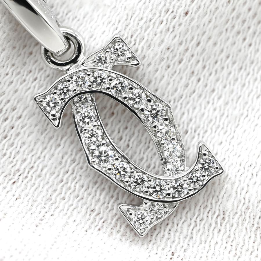 Cartier（カルティエ） ネックレス 2C ダイヤ チャーム ネックレス