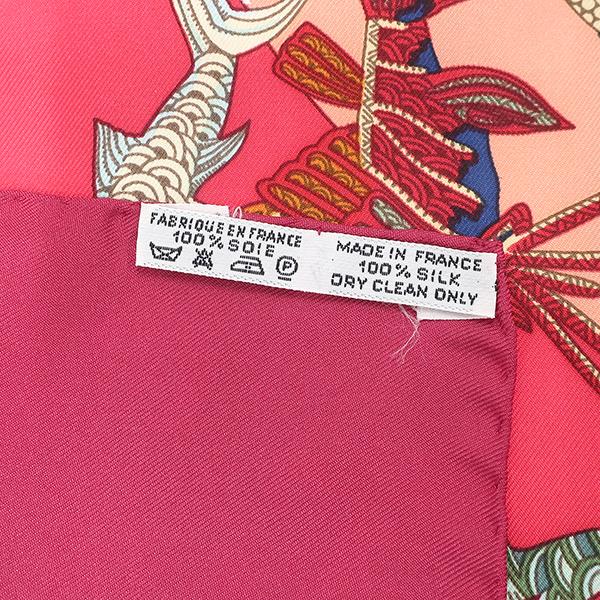 HERMES カレ90 シルクスカーフ ピンク HERMES（エルメス） スカーフ カレ90 カレ90 CARRE シルク ピンク