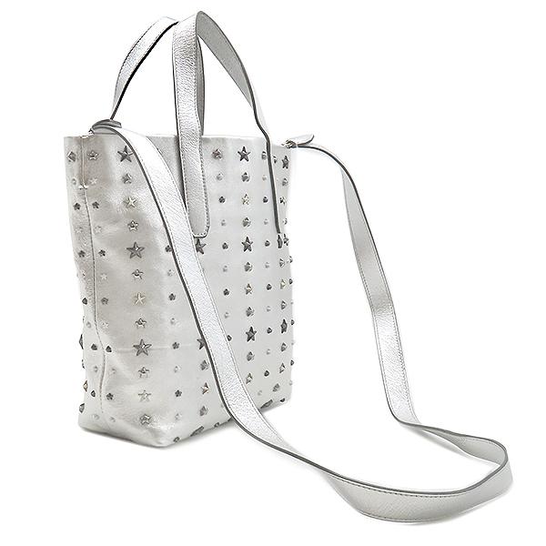 JIMMY CHOO（ジミーチュウ） 2WAYバッグ ソフィア レザー シルバー 
