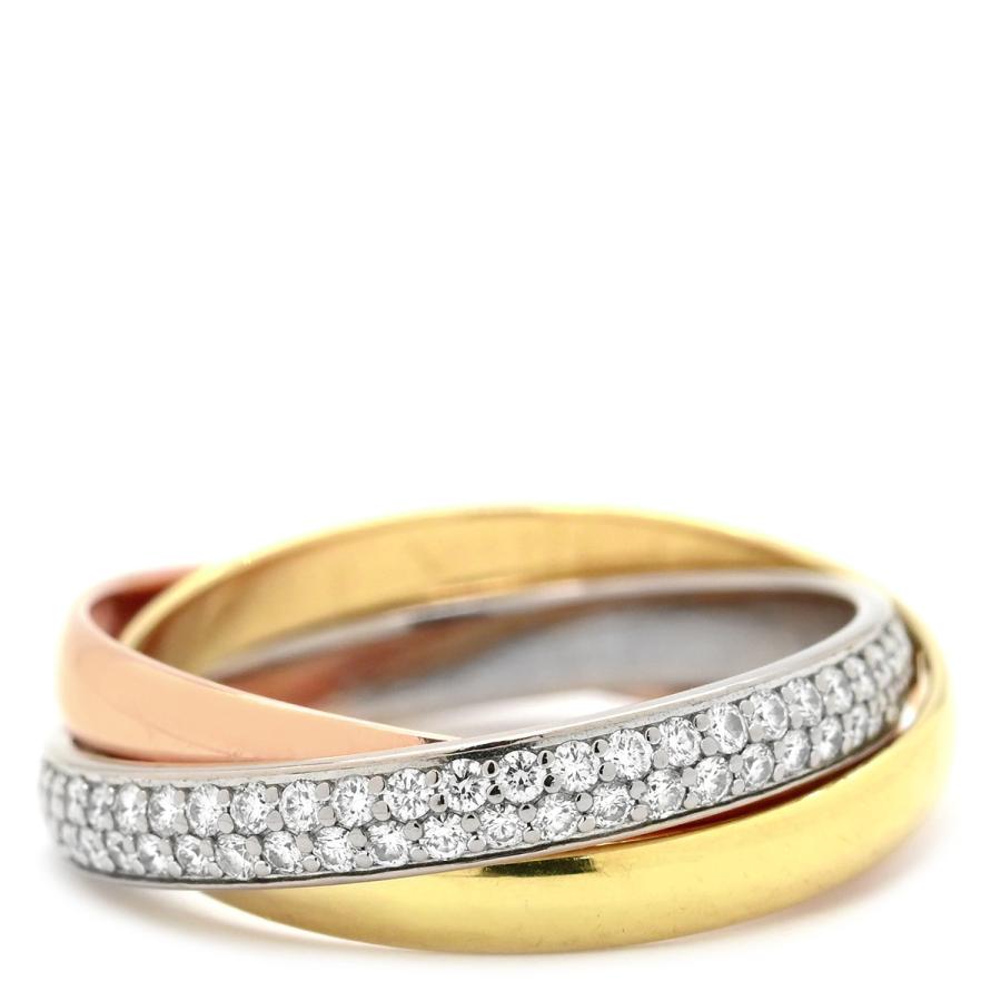 TRINITY（Cartier） カルティエ リング 指輪 トリニティ SM セミパヴェ