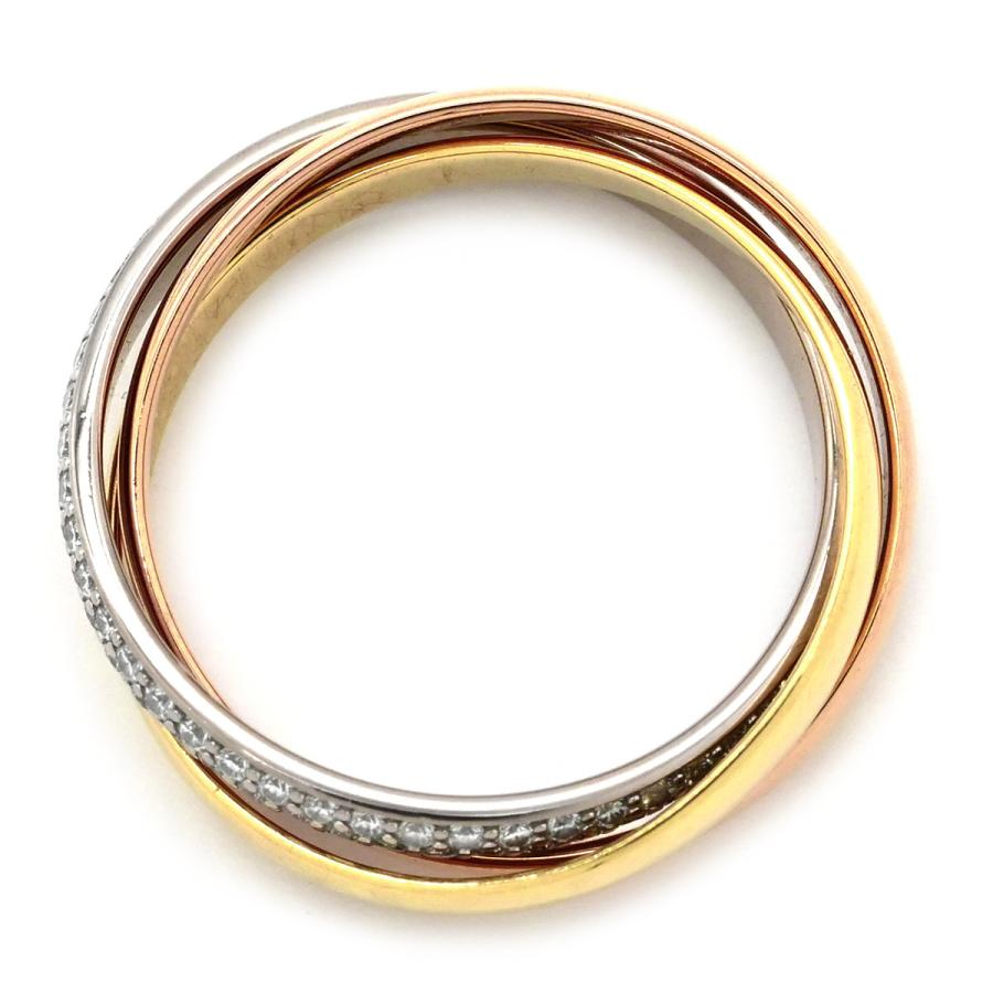 TRINITY（Cartier） カルティエ リング 指輪 トリニティ SM セミパヴェ