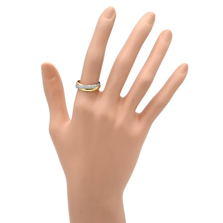 TRINITY（Cartier） カルティエ リング 指輪 トリニティ SM セミパヴェ
