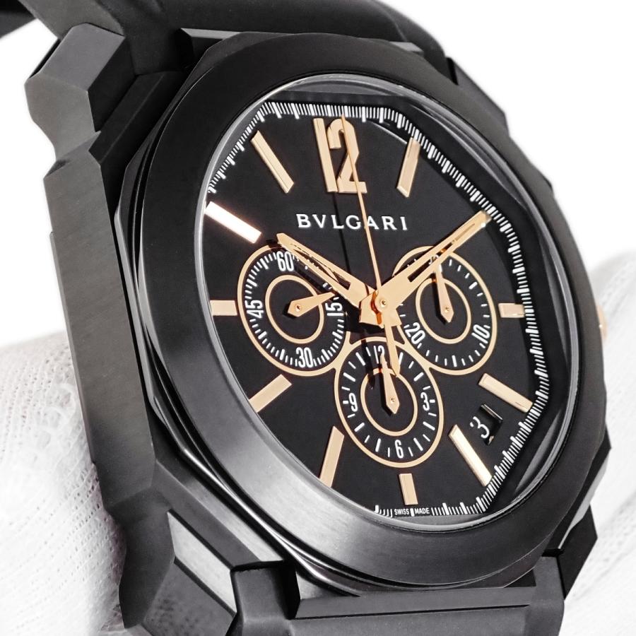 BVLGARI（ブルガリ） 【3年保証】 オクト ウルトラネロ クロノグラフ