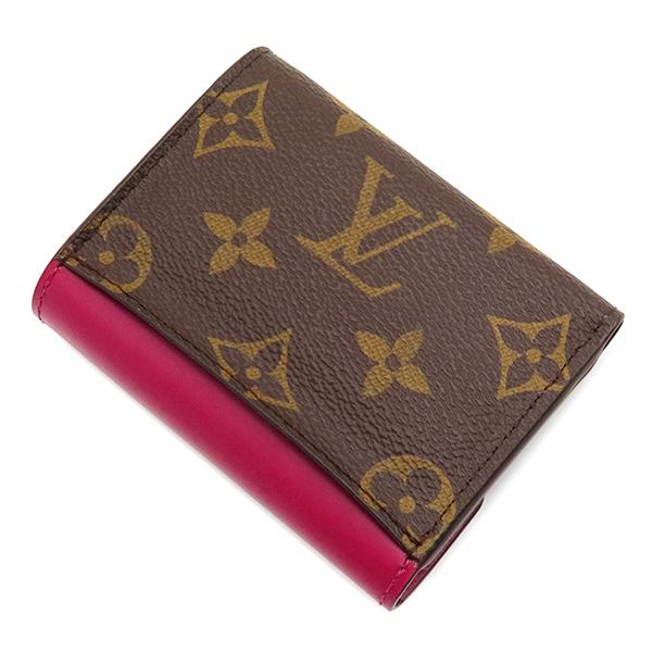 LOUIS VUITTON ルイヴィトン M62932 ポルトフォイユゾエ モノグラム 三つ折り財布（小銭入れあり） モノグラムキャンバス / レザー フューシャ LOUIS VUITTON（ルイ・ヴィトン） 三つ折り財布 モノグラム