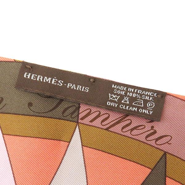 HERMES スタンプデザイン シルクツイリー HERMES（エルメス） スカーフ ツイリー ツイリー シルク マルチカラー