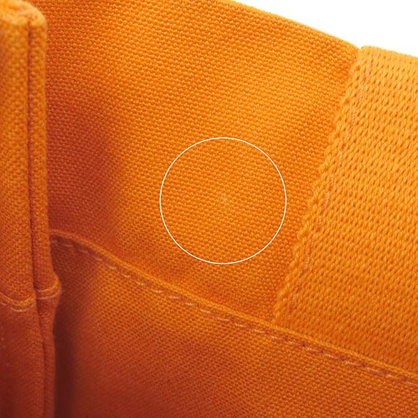 HERMES（エルメス） ショルダーバッグ ポシェット キャンバス オレンジ