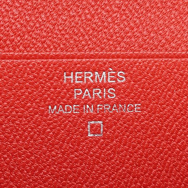 HERMES（エルメス） 長財布 ベアン ベアンスフレ アリゲーター レッド