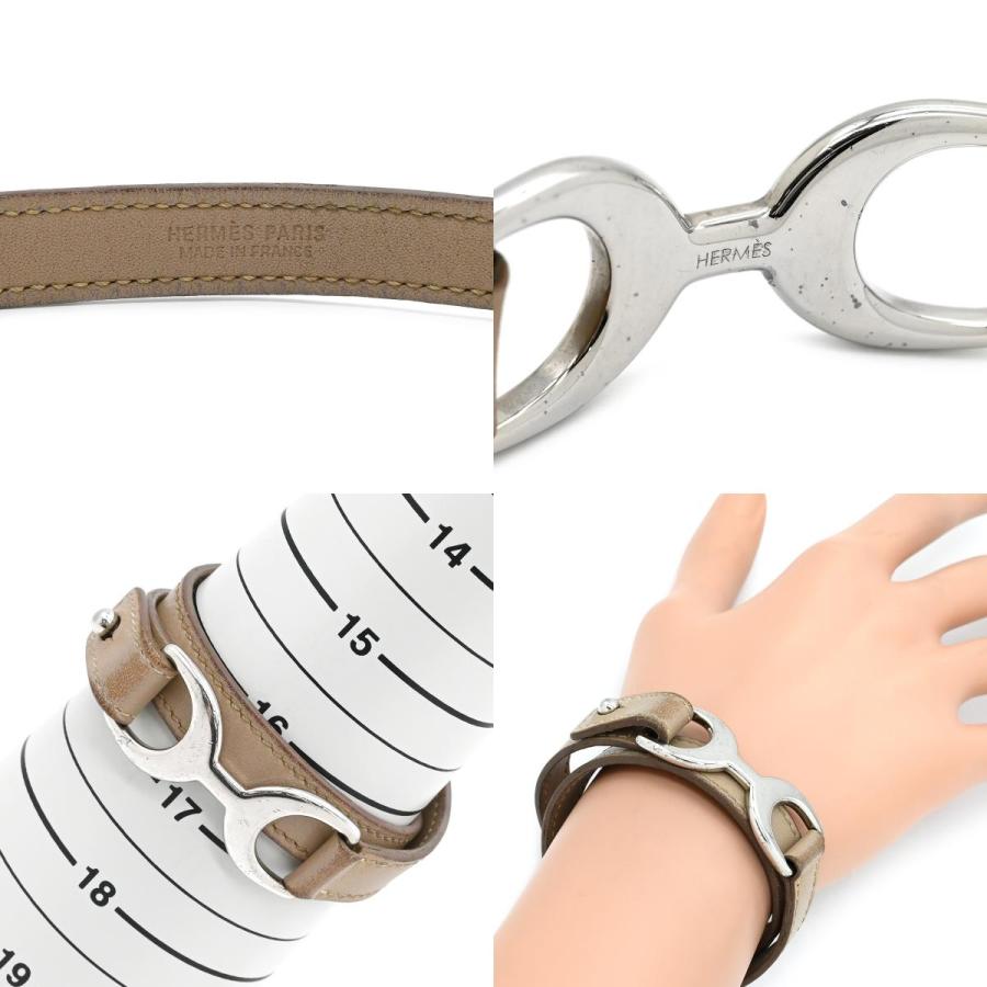 HERMES ベージュ レザー ブレスレット HERMES（エルメス） ブレスレット パバン パバン ヴォースイフト
